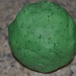 glittery playdough