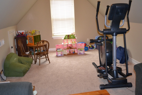 playroom decluttering
