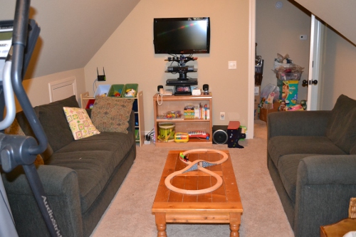 playroom decluttering