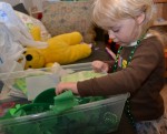 exploring st patricks sensory box