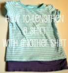 lengthen a shirt