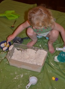 cloud dough play