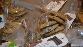 box of bake sale cookies
