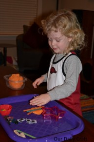 halloween playdough play