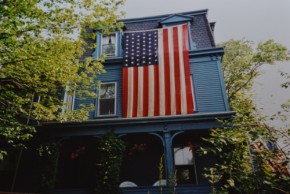 blue house