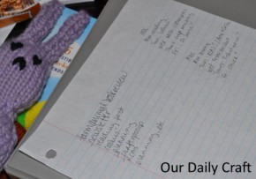 planning to do list