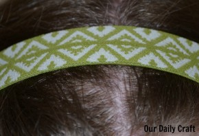 elastic headband diy