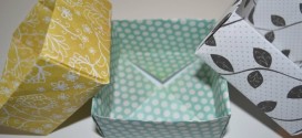Easy Origami Boxes {Iron Craft Challenge}
