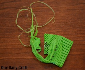 melted perler beads craft fail