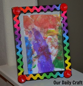 rick rack embellished frame